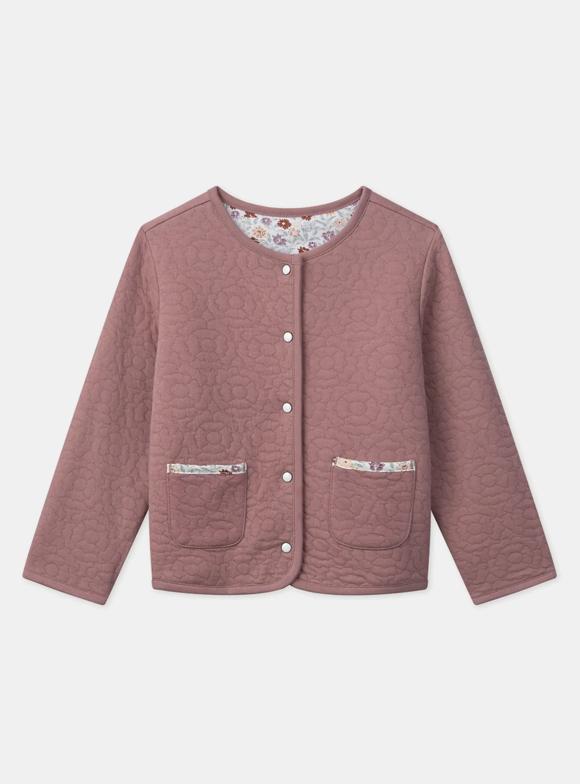 Sergent Major Pull, Gilet & Cardigan-Gilet reversible fleur
