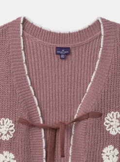 Sergent Major Pull, Gilet & Cardigan-Gilet sans manches à fleurs