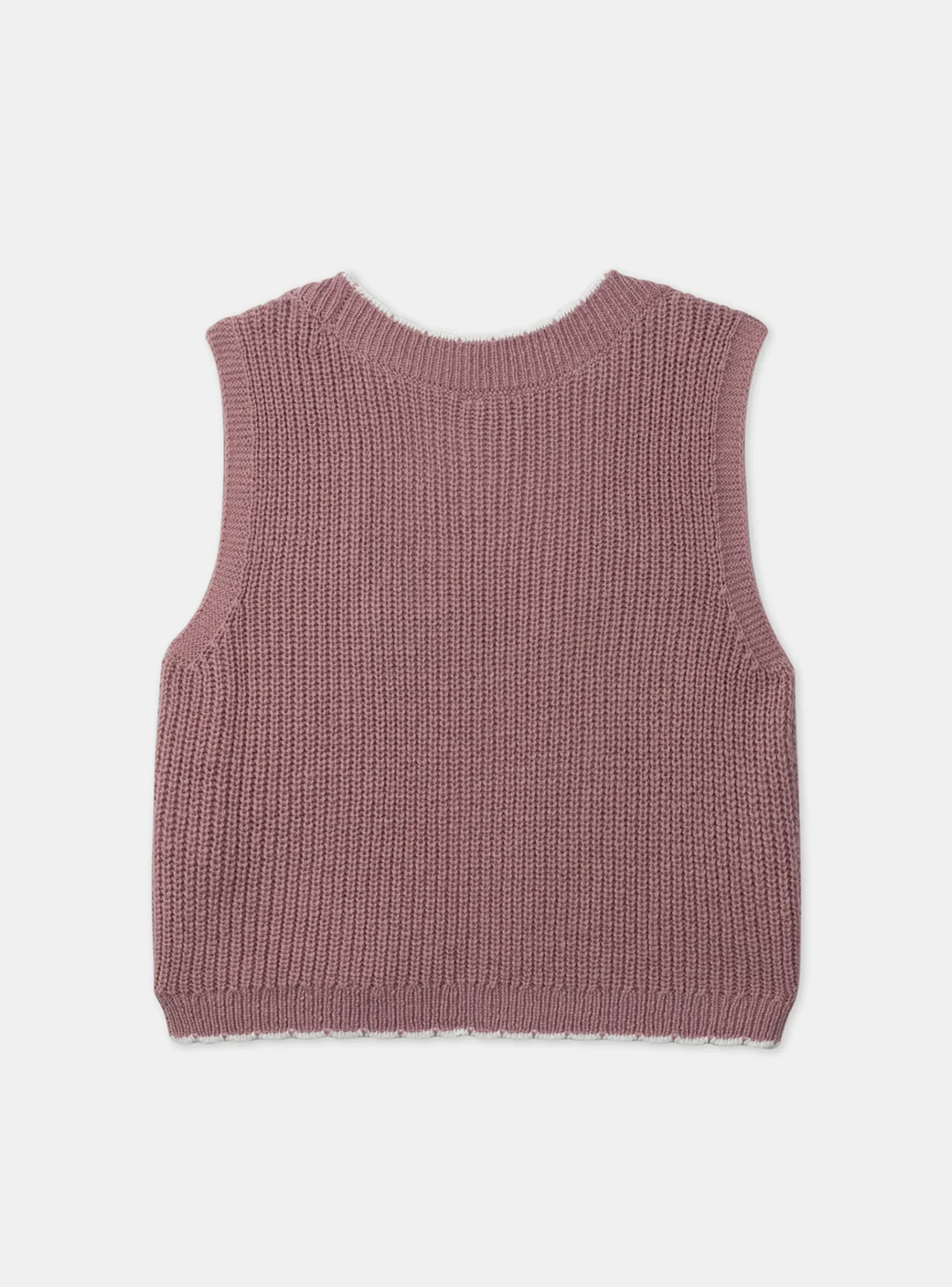 Sergent Major Pull, Gilet & Cardigan-Gilet sans manches à fleurs