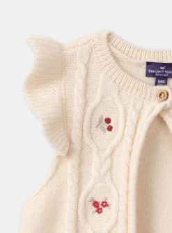 Sergent Major Pull, Gilet & Cardigan-Gilet sans manches brodé