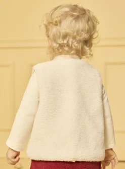 Sergent Major Pull, Gilet & Cardigan-Gilet sans manches en fourrure synth&eacute;tique