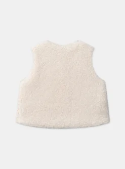 Sergent Major Pull, Gilet & Cardigan-Gilet sans manches en fourrure synth&eacute;tique