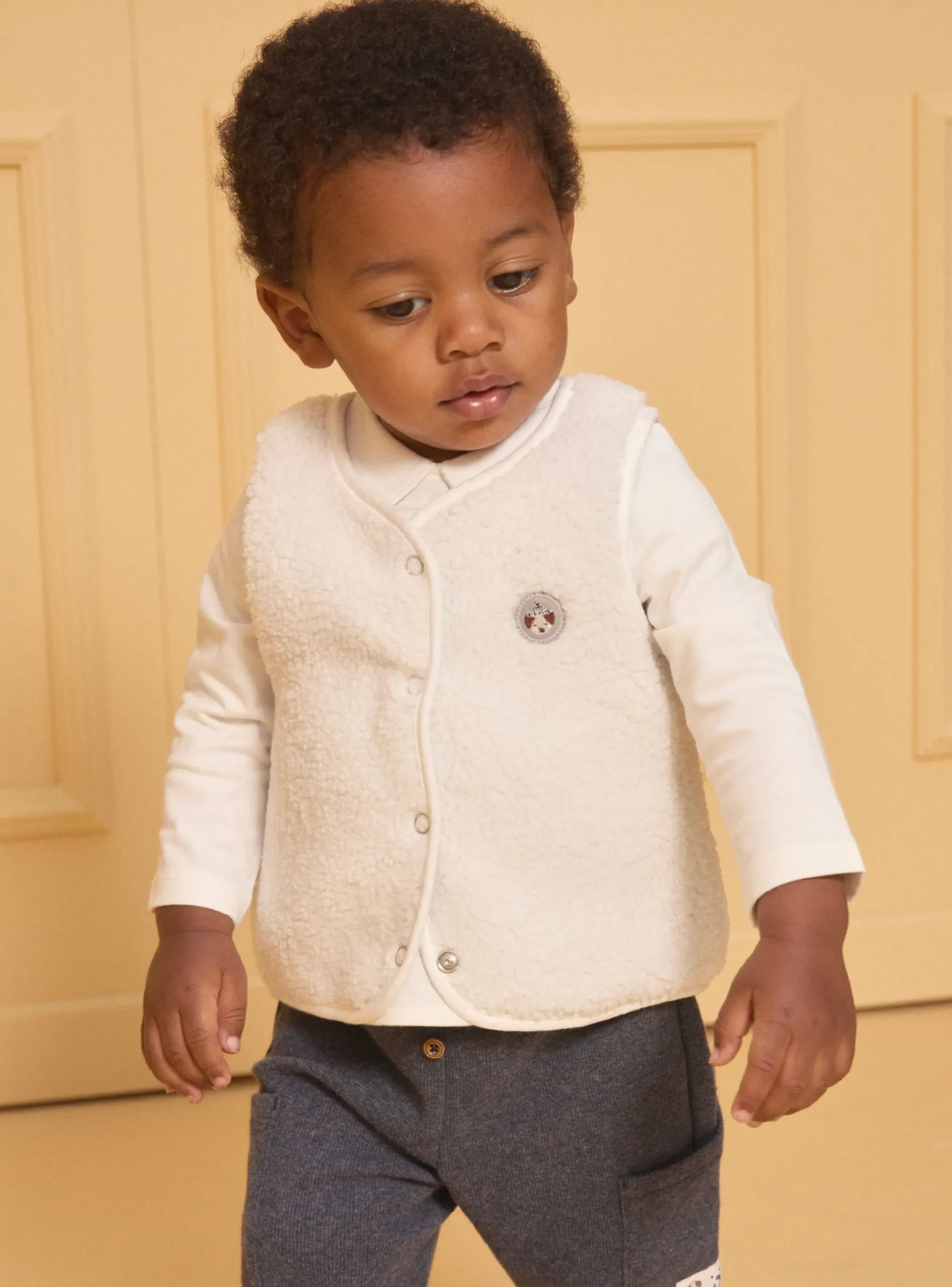 Sergent Major Pull, Gilet & Cardigan-Gilet sans manches réversible carreaux