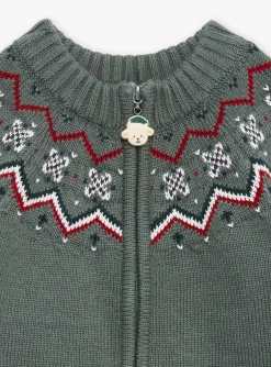 Sergent Major Pull, Gilet & Cardigan-Gilet Vert