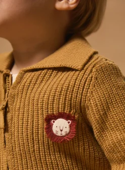Sergent Major Pull, Gilet & Cardigan-Gilet zippé à col