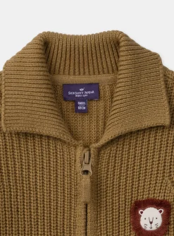 Sergent Major Pull, Gilet & Cardigan-Gilet zippé à col