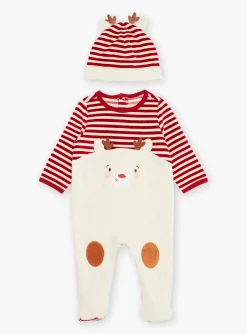 Sergent Major Pyjama & Grenouillère-Grenouill&egrave;re Beige Chin&eacute;