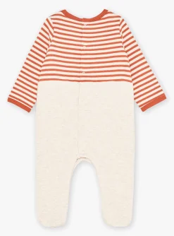 Sergent Major Pyjama & Grenouillère-Grenouill&egrave;re Beige Chin&eacute;