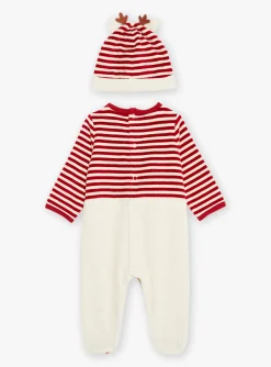 Sergent Major Pyjama & Grenouillère-Grenouill&egrave;re Beige Chin&eacute;