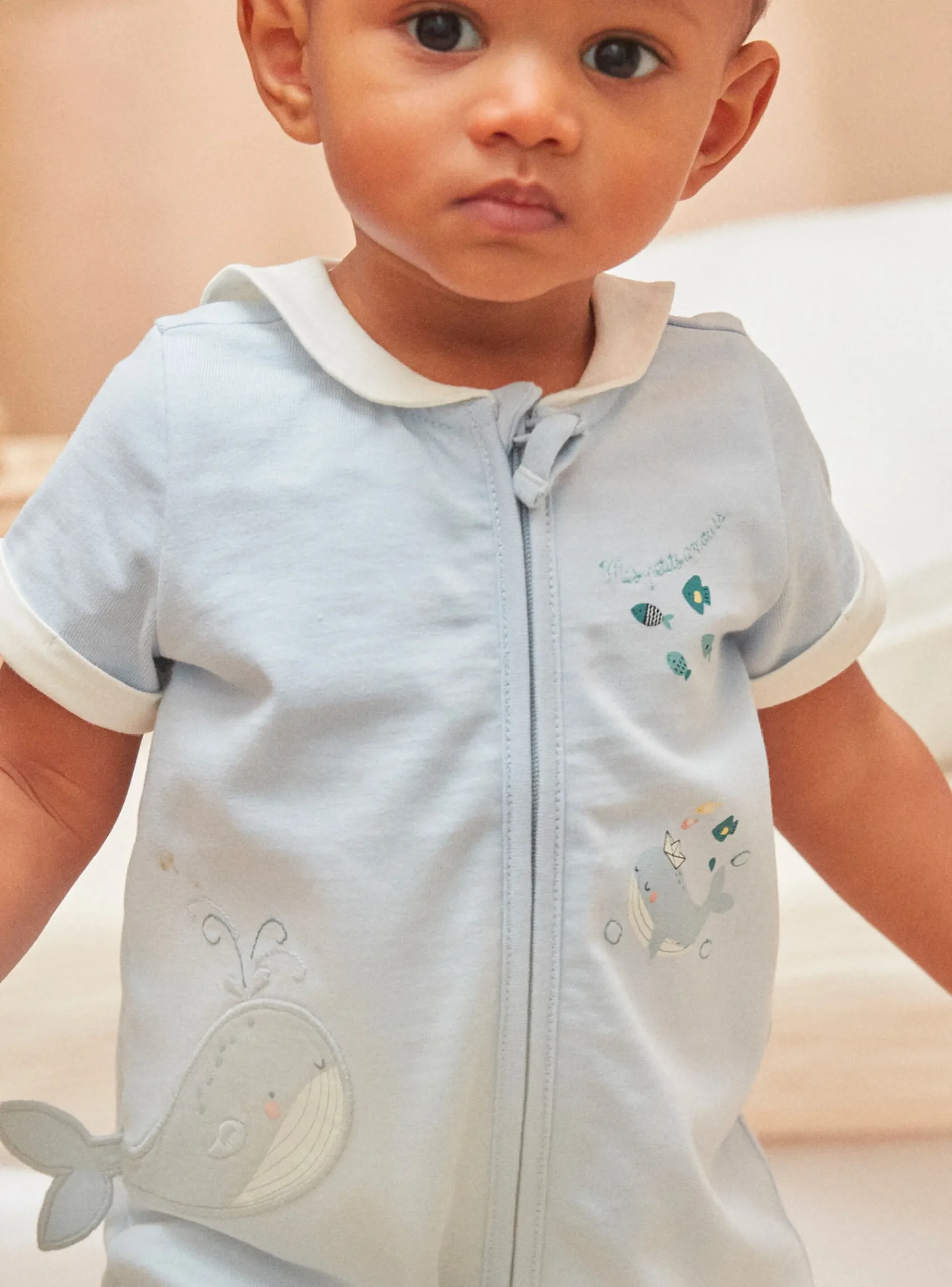 Sergent Major Pyjama & Grenouillère-Grenouillère Bleu ciel