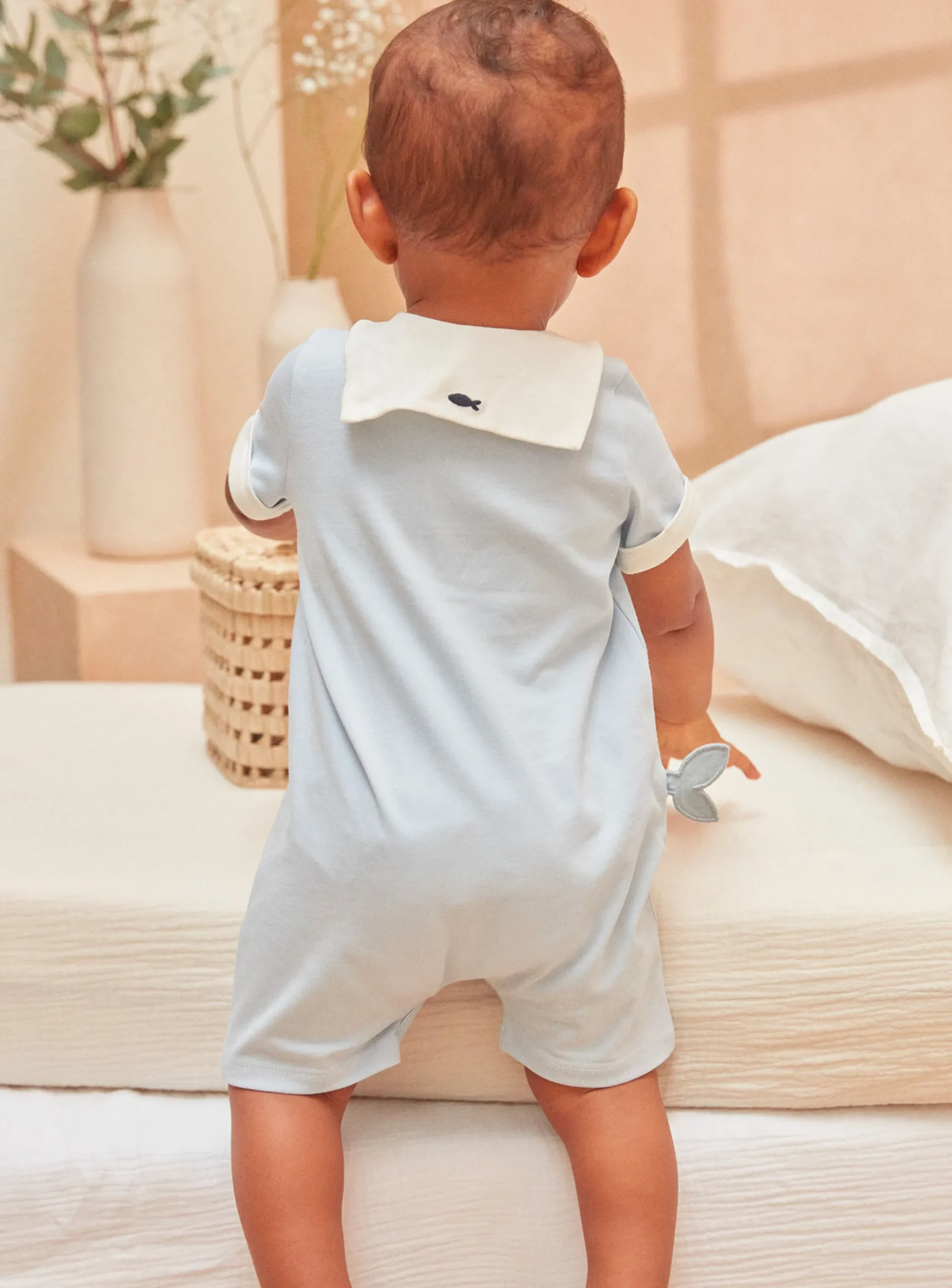 Sergent Major Pyjama & Grenouillère-Grenouillère Bleu ciel