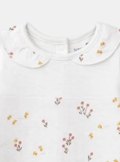 Sergent Major Pyjama & Grenouillère-Grenouillère Ecru chiné