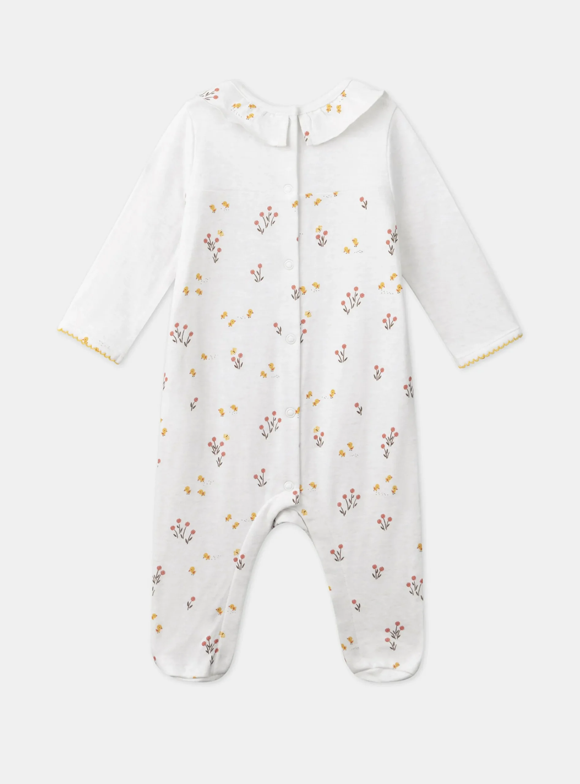 Sergent Major Pyjama & Grenouillère-Grenouillère Ecru chiné