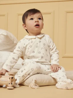 Sergent Major Pyjama & Grenouillère-Grenouillère Ecrue