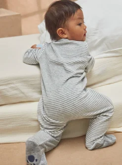 Sergent Major Pyjama & Grenouillère-Grenouill&egrave;re Gris chin&eacute;