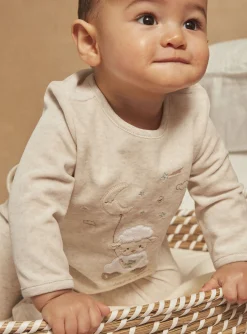 Sergent Major Pyjama & Grenouillère-Grenouilli&egrave;re beige en velours
