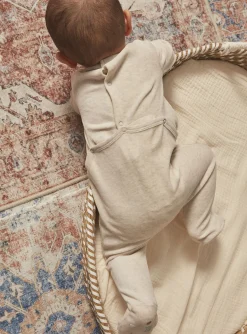 Sergent Major Pyjama & Grenouillère-Grenouilli&egrave;re beige en velours
