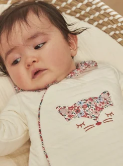 Sergent Major Pyjama & Grenouillère-Grenouilli&egrave;re &eacute;crue &agrave; motif fleuri