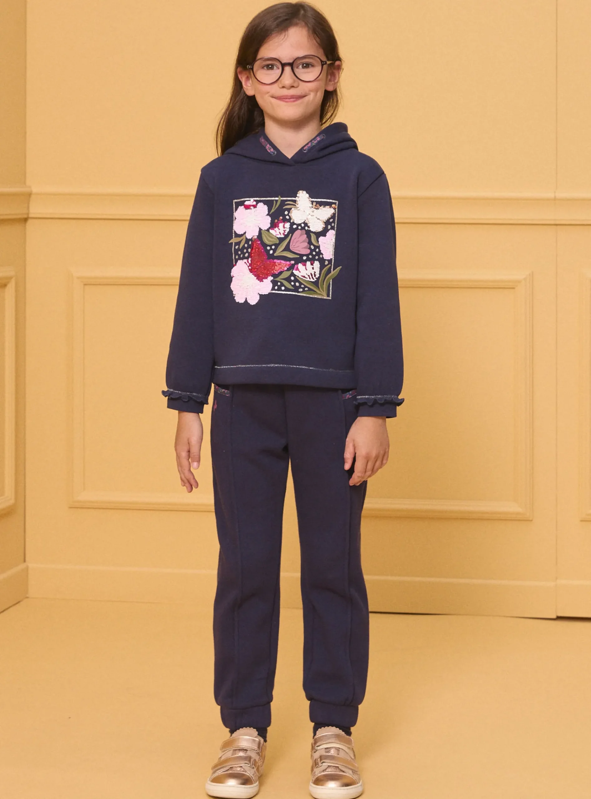 Sergent Major Tenues De Sport-Haut de jogging à sequins reversibles