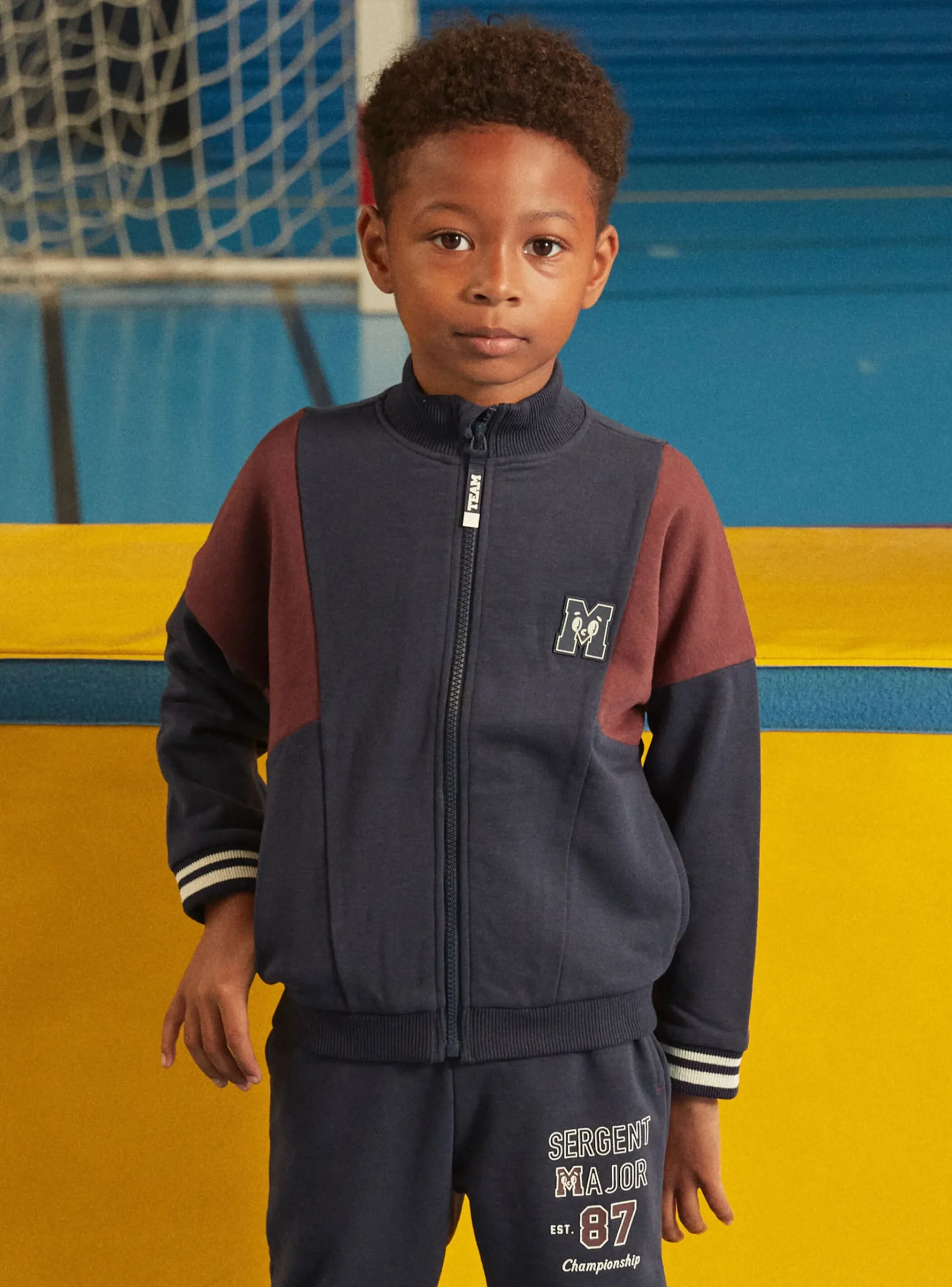 Sergent Major Tenues De Sport-Haut de Jogging Bleu marine