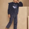 Sergent Major Pyjama-Haut et bas de pyjama bleu nuit