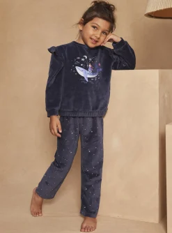 Sergent Major Pyjama-Haut et bas de pyjama bleu nuit