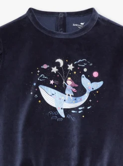 Sergent Major Pyjama-Haut et bas de pyjama bleu nuit
