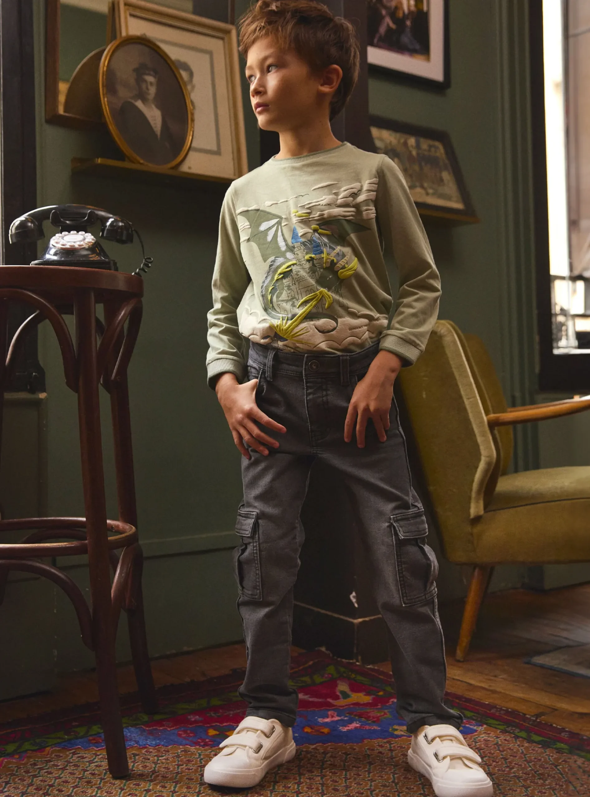 Sergent Major Pantalon & Jean-Jean Cargo Gris