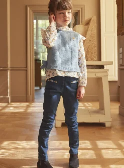 Sergent Major Pantalon, Jean & Legging-Jean slim bleu en denim