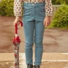 Sergent Major Pantalon, Jean & Legging-Jeans slim &agrave; brod&eacute;