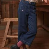 Sergent Major Pantalon, Jean & Legging-Jeans wide leg brod&eacute;