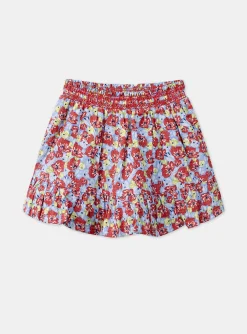 Sergent Major Jupe & Short-Jupe à fleurs et volant
