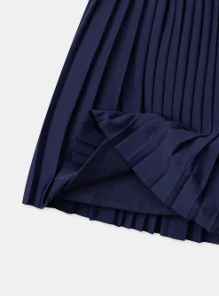 Sergent Major Jupe & Short-Jupe pliss&eacute;e bleu marine
