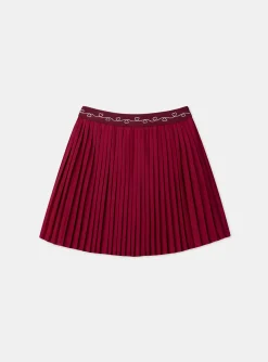 Sergent Major Jupe & Short-Jupe plisséee rouge