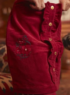 Sergent Major Jupe & Short-Jupe rouge en velours