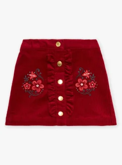 Sergent Major Jupe & Short-Jupe rouge en velours