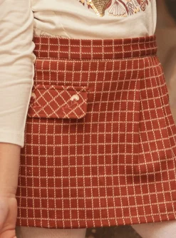 Sergent Major Jupe & Short-Jupe-Short &agrave; carreaux