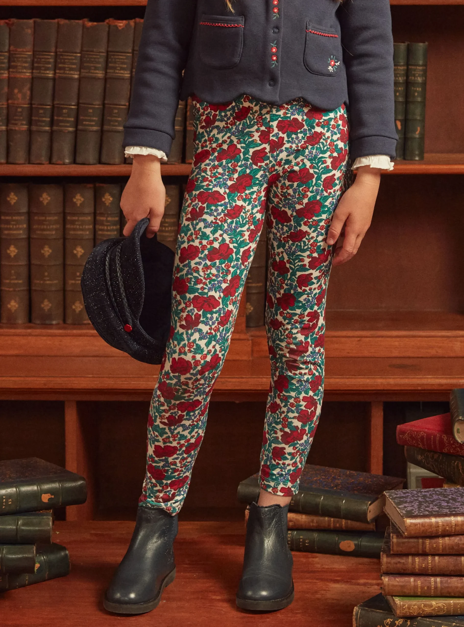 Sergent Major Pantalon, Jean & Legging-Legging à fleurs