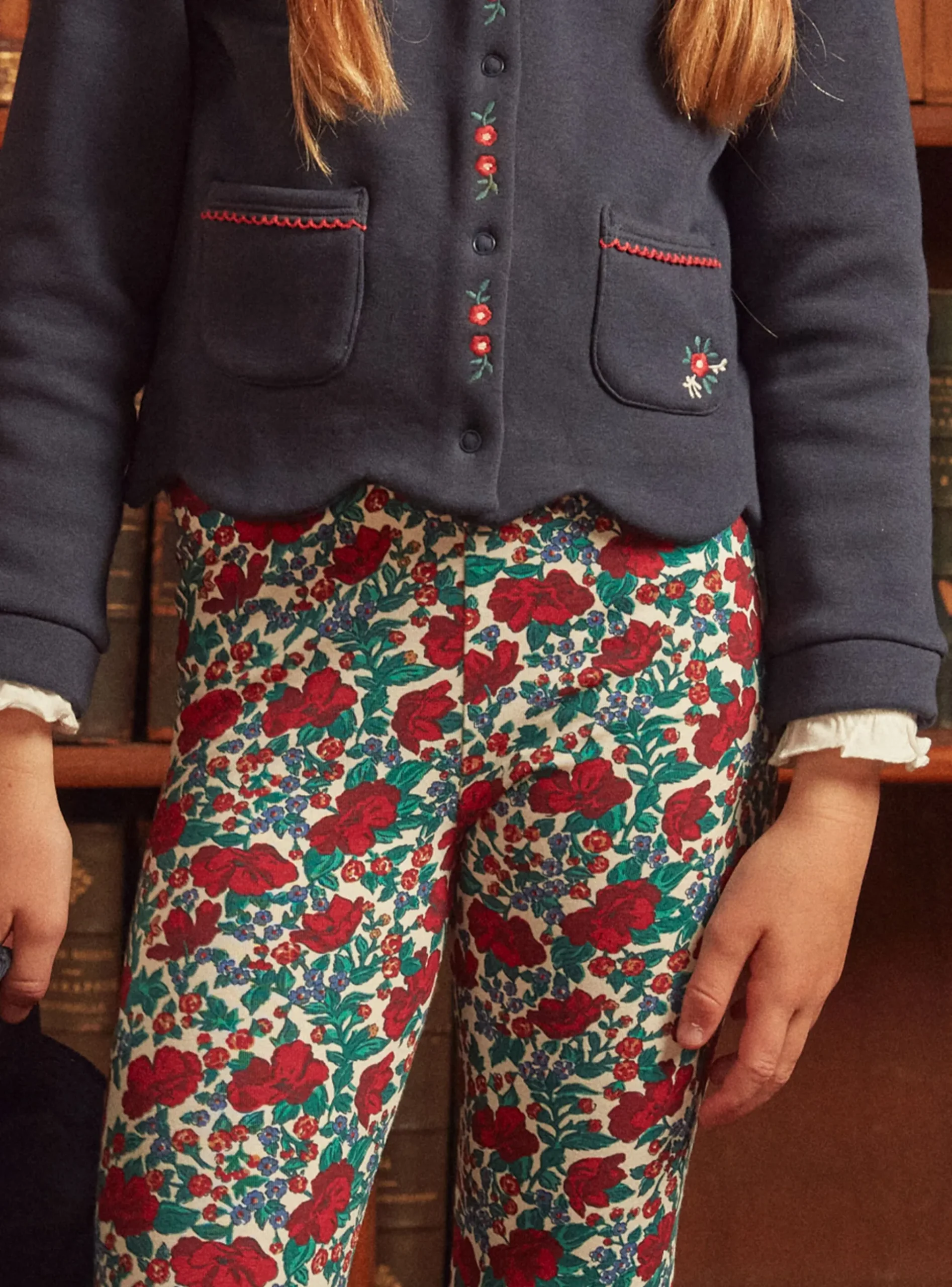 Sergent Major Pantalon, Jean & Legging-Legging à fleurs
