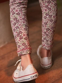 Sergent Major Pantalon, Jean & Legging-Legging &agrave; fleurs