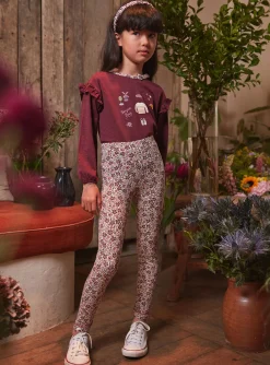 Sergent Major Pantalon, Jean & Legging-Legging &agrave; fleurs