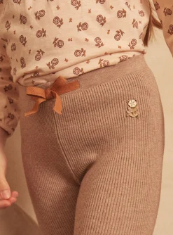 Sergent Major Pantalon, Jean & Legging-Legging chin&eacute; &agrave; noeud