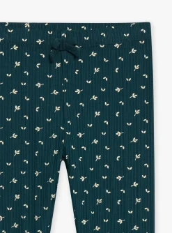 Sergent Major Pantalon & Jean-Legging c&ocirc;tel&eacute; vert &eacute;meraude &agrave; imprim&eacute; fleuri