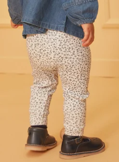 Sergent Major Pantalon & Jean-Legging &eacute;cru &agrave; imprim&eacute; fleuri
