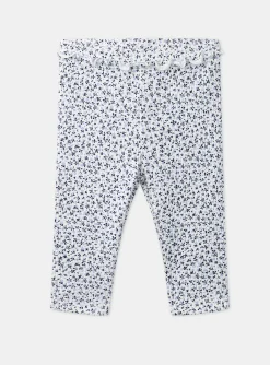 Sergent Major Pantalon & Jean-Legging &eacute;cru &agrave; imprim&eacute; fleuri