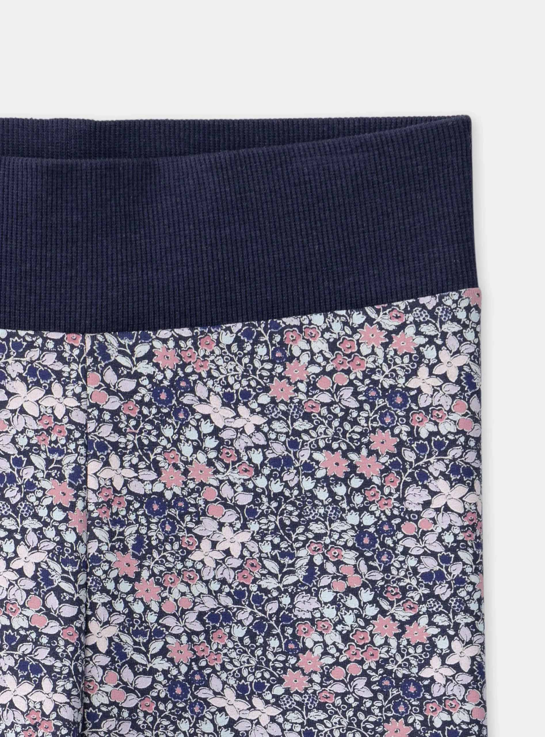 Sergent Major Pantalon, Jean & Legging-Legging marine fleuri
