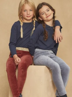 Sergent Major Tenues De Sport | Pantalon, Jean & Legging-2 leggings brique et bleus en velours
