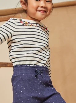 Sergent Major Pantalon, Jean & Legging-2 leggings jaune et bleu marine