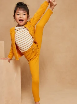 Sergent Major Pantalon, Jean & Legging-2 leggings jaune et bleu marine