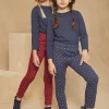 Sergent Major Tenues De Sport | Pantalon, Jean & Legging-2 leggings rouges et bleu marine